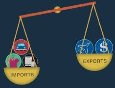 Thâm hụt thương mại hàng hóa của Mỹ giảm gần 50%